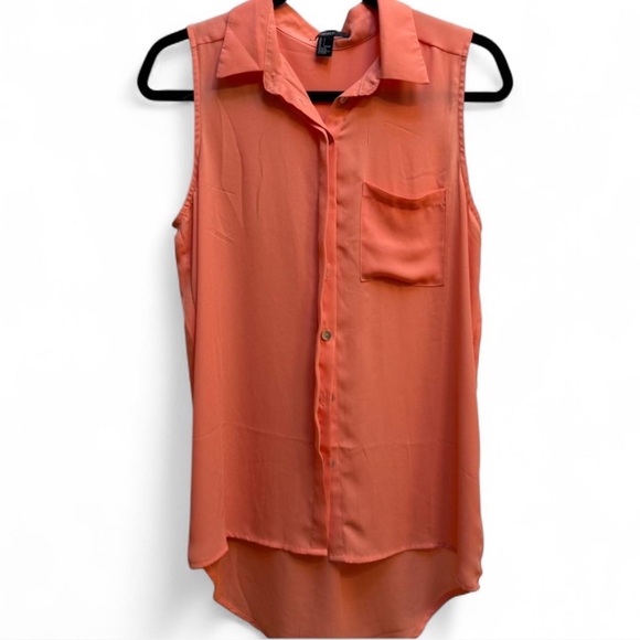 Forever 21 Tops - Sleeveless Peach Blouse